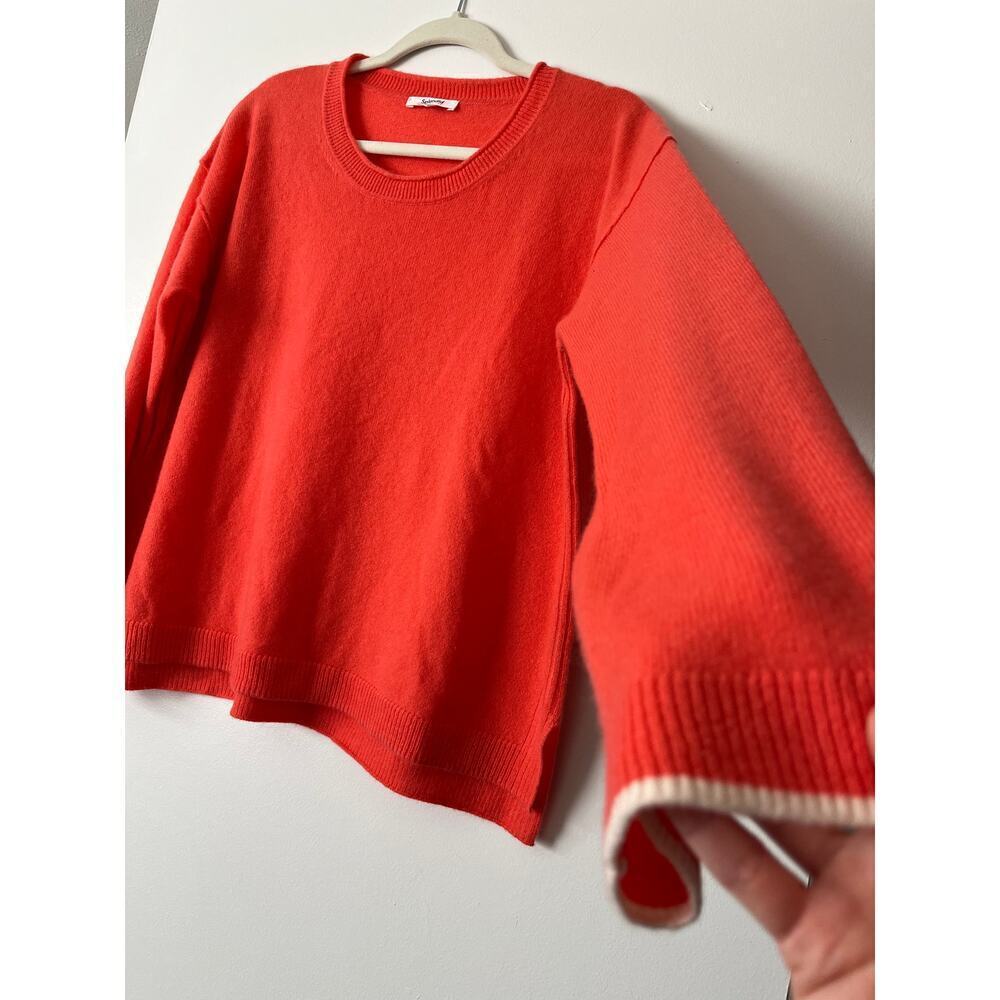 SPLENDID Knit 100% Cashmere Sweater Top Size M - Picture 3 of 6